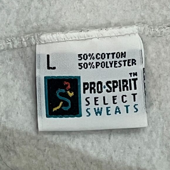 Vintage 90s Pro Spirit Select Sweats 50/50 Gray Sweatpants - Men's Size Large - Picture 3 of 7
